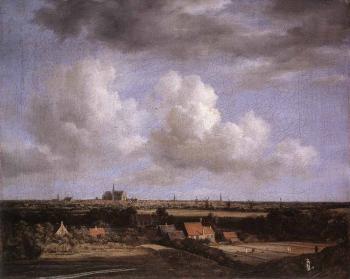 雅各佈 凡 雷斯達爾 Landscape With A View Of Haarlem